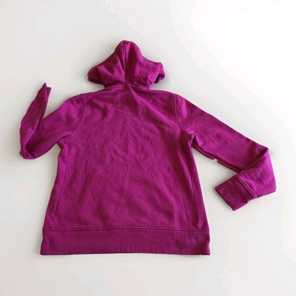 Helly Hansen Hoodie Womens M Fuchsia Pink Graphic Print Kanga Pocket LS Outdoor - Picture 2 of 14